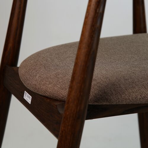 Стілець Mamont semi-soft темний горіх (PC359)/Austin 03 - Фото №7