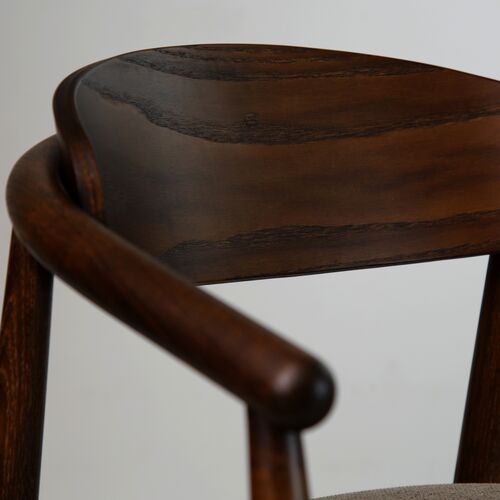 Стілець Mamont semi-soft темний горіх (PC359)/Austin 03 - Фото №8