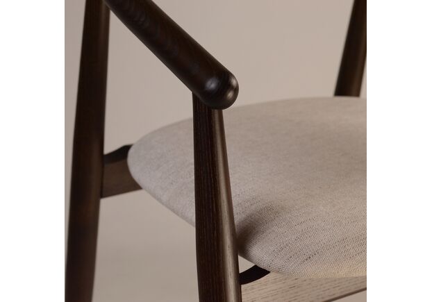 Фото №2. Стул Mamont темный орех/Superior 02 - Meblistico Стул Mamont темный орех/Superior 02 - Фото №2