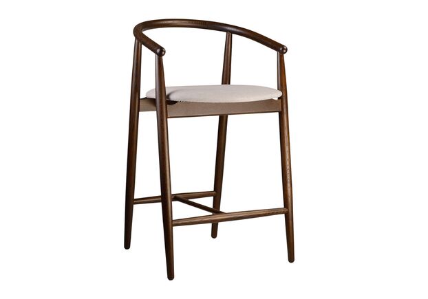 Стул полубарный Mamont темный орех/Superior 02 - Фото №1