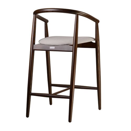 Стул полубарный Mamont темный орех/Superior 02 - Фото №2