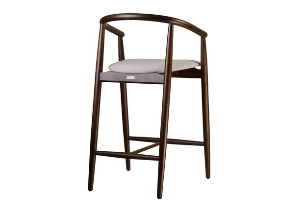 Стул полубарный Mamont темный орех/Superior 02 - Фото №2