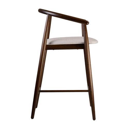 Стул полубарный Mamont темный орех/Superior 02 - Фото №4