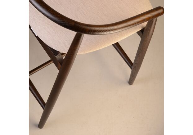 Стул полубарный Mamont темный орех/Superior 02 - Фото №2