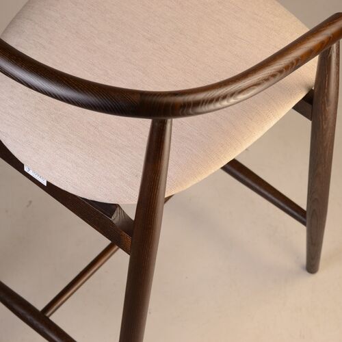 Стул полубарный Mamont темный орех/Superior 02 - Фото №8