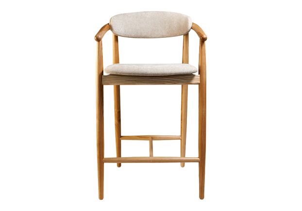 Стілець напівбарний Mamont Soft натуральний ясен/Magenta 13 - Фото №2