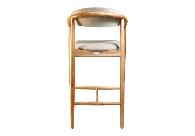 Стілець напівбарний Mamont Soft натуральний ясен/Magenta 13 - Фото №2