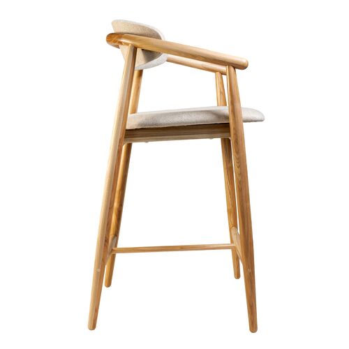 Стілець напівбарний Mamont Soft натуральний ясен/Magenta 13 - Фото №4