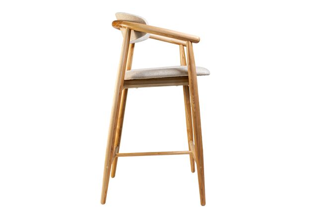 Стілець напівбарний Mamont Soft натуральний ясен/Magenta 13 - Фото №2