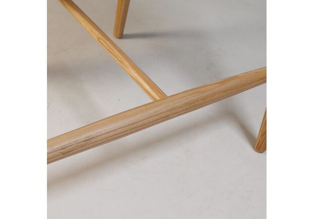 Стілець напівбарний Mamont Soft натуральний ясен/Magenta 13 - Фото №2