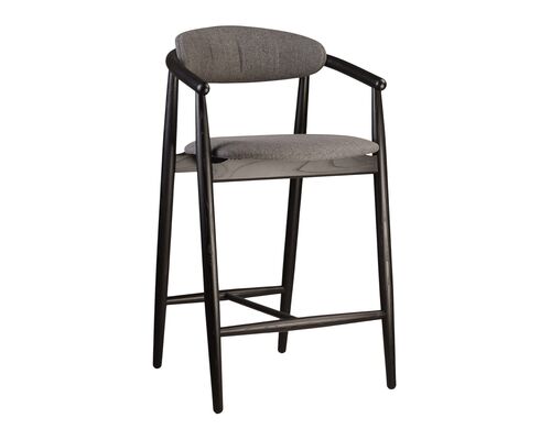 Стул полубарный Mamont Soft черний/Austin 19 - Фото №1