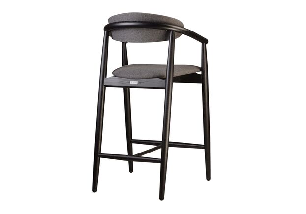 Стул полубарный Mamont Soft черний/Austin 19 - Фото №2