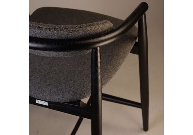Стул полубарный Mamont Soft черний/Austin 19 - Фото №2