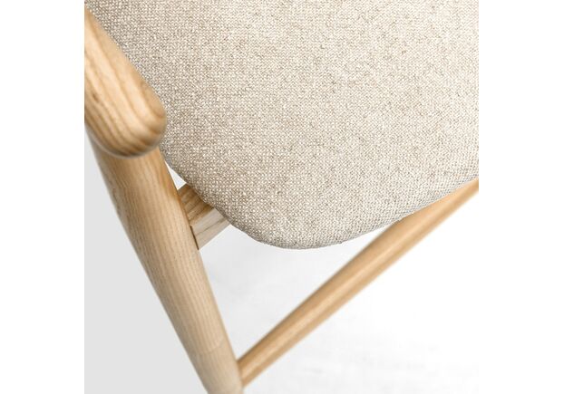 Стул полубарный Mamont semi-soft натуральный ясень/Magenta 13 - Фото №2