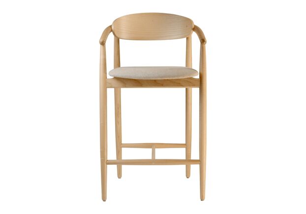 Стул полубарный Mamont semi-soft натуральный ясень/Magenta 13 - Фото №2