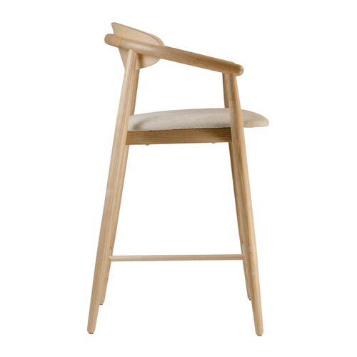 Стул полубарный Mamont semi-soft натуральный ясень/Magenta 13 - Фото №2