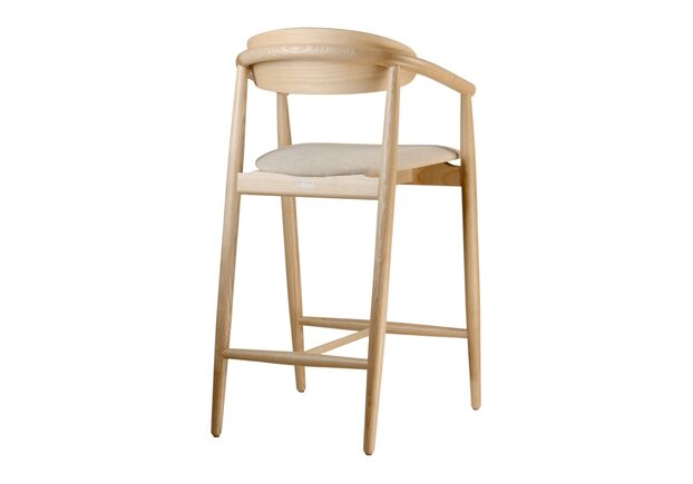 Стул полубарный Mamont semi-soft натуральный ясень/Magenta 13 - Фото №2