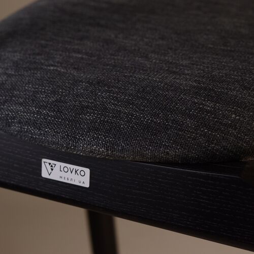 Стул полубарный Mamont semi-soft черный/Superior 19 - Фото №9