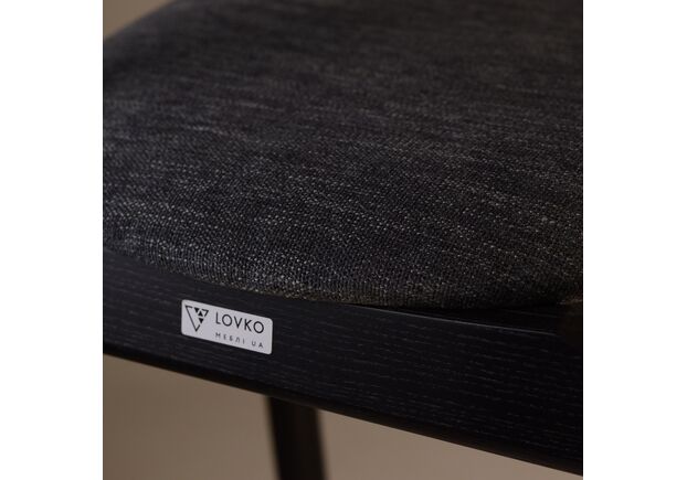 Стул полубарный Mamont semi-soft черный/Superior 19 - Фото №2