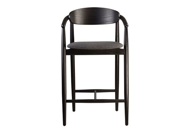 Стул полубарный Mamont semi-soft черный/Superior 19 - Фото №2