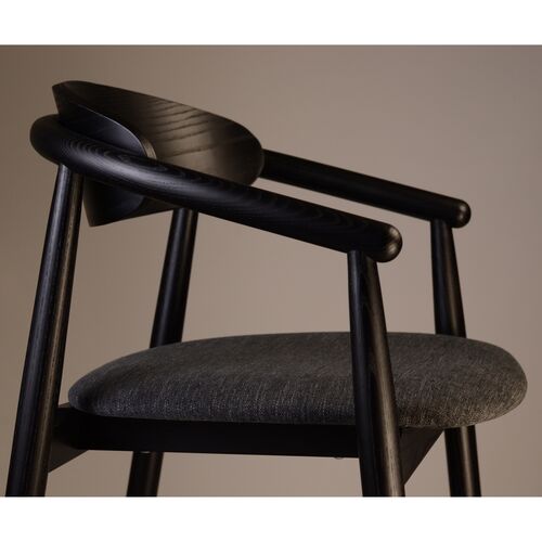 Стул полубарный Mamont semi-soft черный/Superior 19 - Фото №5