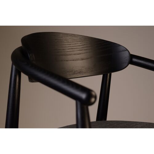 Стул полубарный Mamont semi-soft черный/Superior 19 - Фото №7