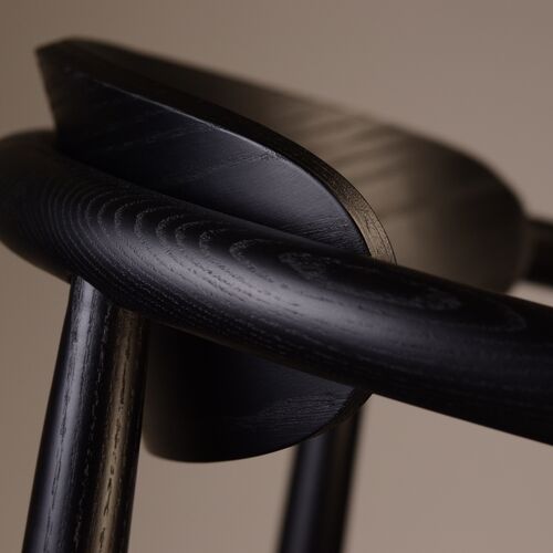 Стул полубарный Mamont semi-soft черный/Superior 19 - Фото №8