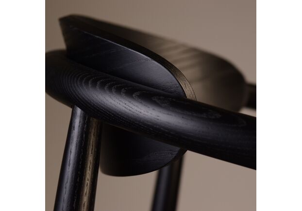 Стул полубарный Mamont semi-soft черный/Superior 19 - Фото №2