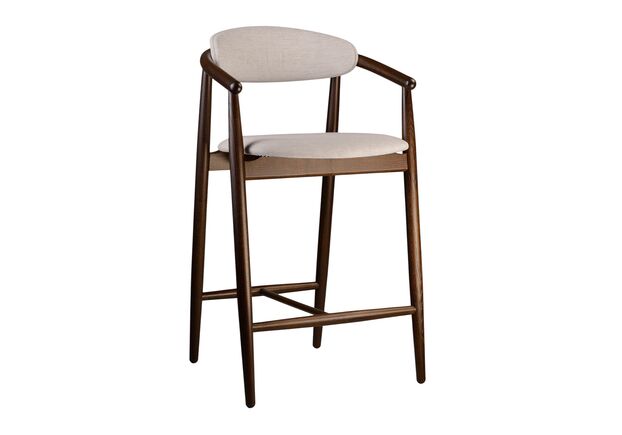 Стілець напівбарний Mamont Soft темний горіх/Superior 02 - Фото №1