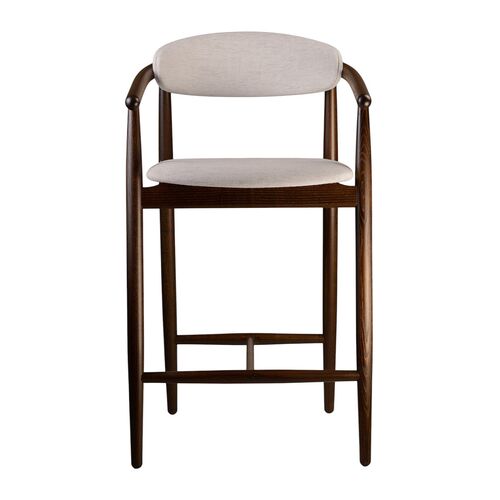 Стілець напівбарний Mamont Soft темний горіх/Superior 02 - Фото №3