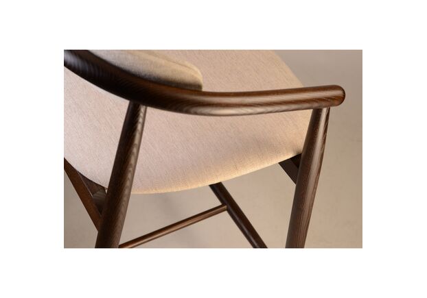 Стілець напівбарний Mamont Soft темний горіх/Superior 02 - Фото №2