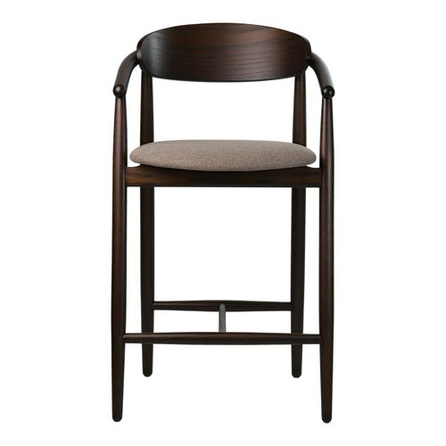 Стул полубарный Mamont semi-soft темный орех/Austin 03 - Фото №3