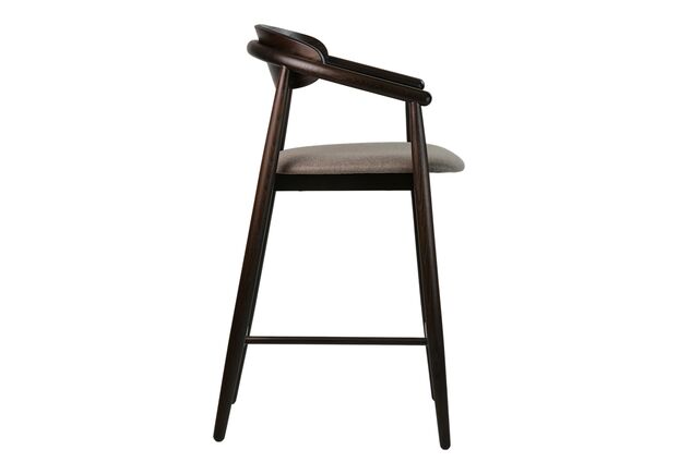 Стул полубарный Mamont semi-soft темный орех/Austin 03 - Фото №2