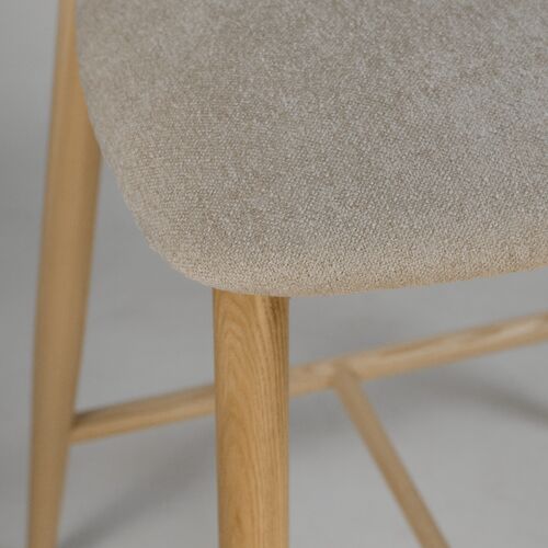 Стул полубарный Panda New натуральный ясень/Hevia 207.09 - Фото №8