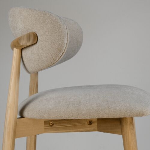 Стул полубарный Panda New натуральный ясень/Hevia 207.09 - Фото №9