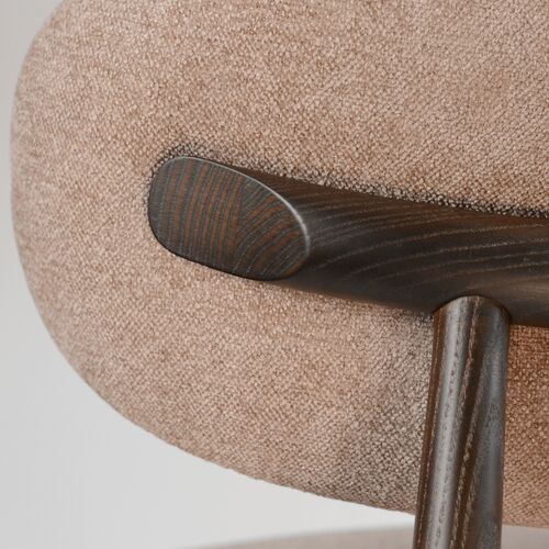 Стул полубарный Panda New темный орех/Hevia 207.10 - Фото №7