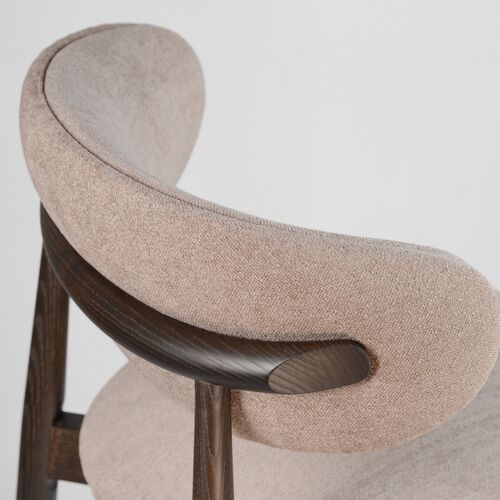 Стул полубарный Panda New темный орех/Hevia 207.10 - Фото №8