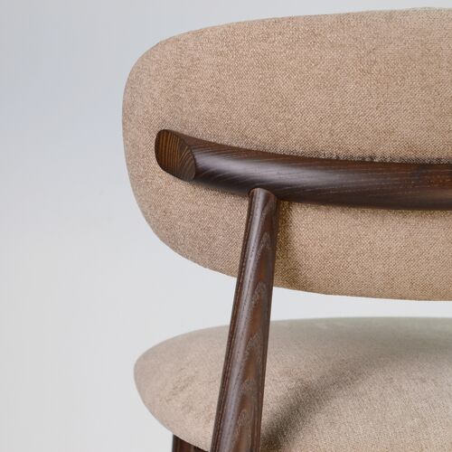 Стул полубарный Panda New темный орех/Hevia 207.10 - Фото №9