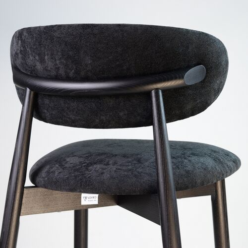 Стул полубарный Panda New черный/Hevia 207.21 - Фото №10