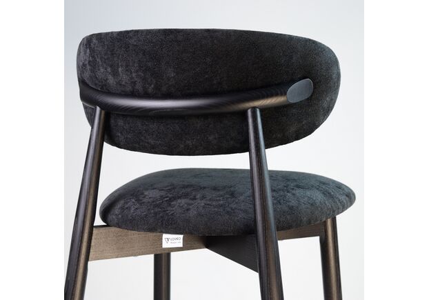 Стул полубарный Panda New черный/Hevia 207.21 - Фото №2