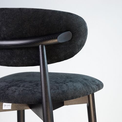 Стул полубарный Panda New черный/Hevia 207.21 - Фото №7