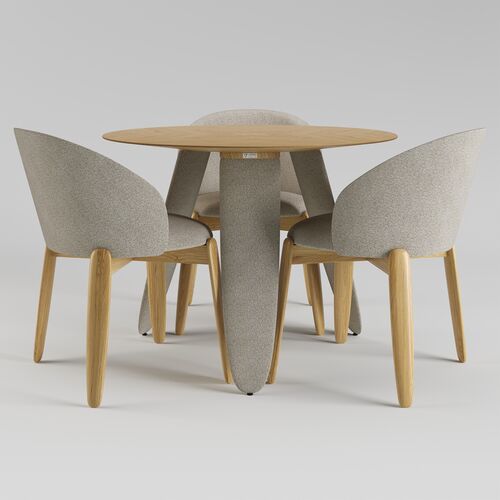 Стол Rino d-100 дуб маркетри/Node 07 - Фото №4