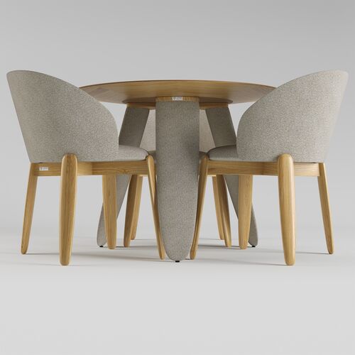 Стол Rino d-100 дуб маркетри/Node 07 - Фото №5