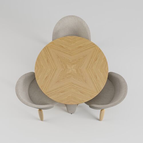 Стол Rino d-100 дуб маркетри/Node 07 - Фото №6