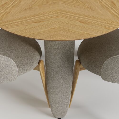 Стол Rino d-100 дуб маркетри/Node 07 - Фото №7