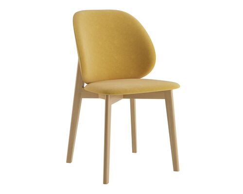 Стул Robin натуральный ясень/Venus Velvet 2936 - Фото №1