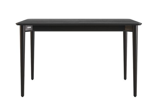 Стіл розкладний Silva 130+40x80 чорний - Фото №1