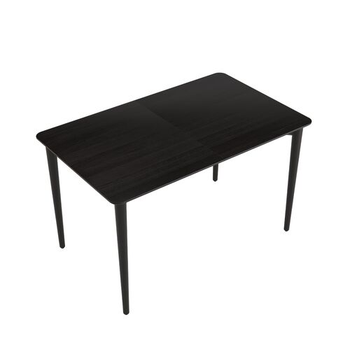 Стіл розкладний Silva 130+40x80 чорний - Фото №4