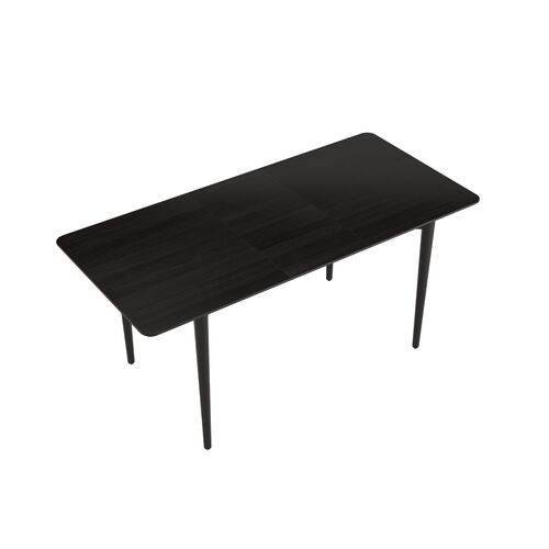 Стіл розкладний Silva 130+40x80 чорний - Фото №7