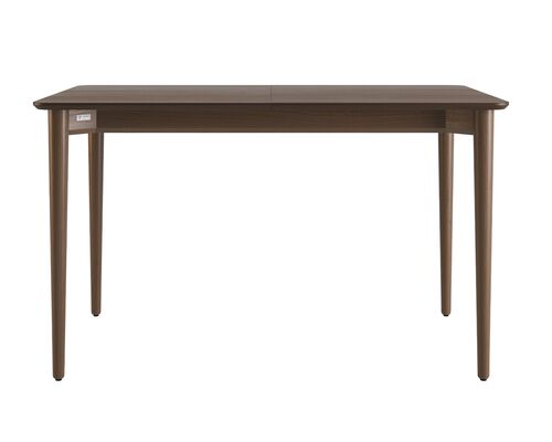 Стіл розкладний Silva 130+40x80 темний горіх - Фото №1